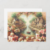 Herbstdekor im Frühjahr | Saisonale Cosy Vibes Begleitkarte (Vorne/Hinten)