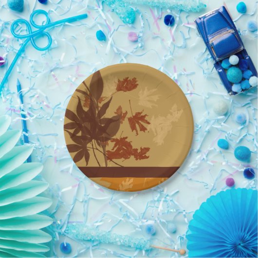 Herbstdekoration Pappteller (Party)