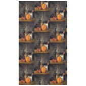 Herbstdekorationen am Tisch, Kürbis, Früchte, Getr Tischdecke (Vorderseite)