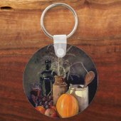 Herbstdekorationen auf Tabelle Schlüsselanhänger (Vorderseite)