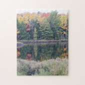 Herbstdenken am See Puzzle (Vertikal)