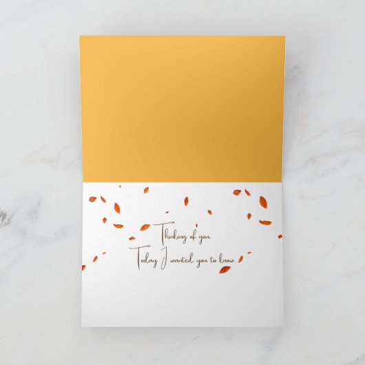 Herbstdenken Karte (Innenseite)