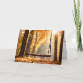 Herbstdenken Karte (Vorderseite)