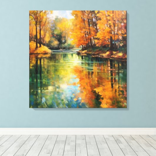 Herbstdenkmäler Leinwanddruck (Insitu (Holzboden))