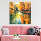 Herbstdenkmäler Leinwanddruck (Insitu (Wohnzimmer))