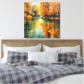 Herbstdenkmäler Leinwanddruck (Insitu (Schlafzimmer))