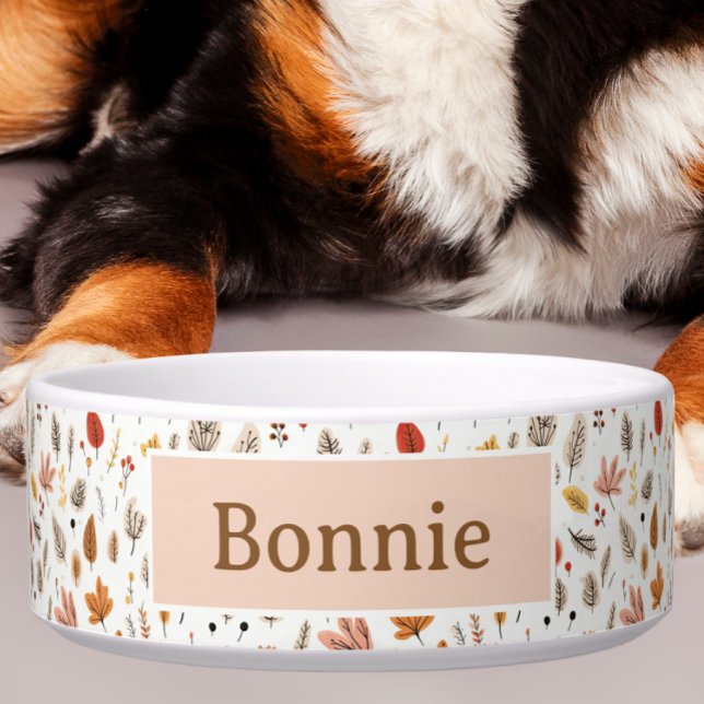 Herbstdesign - Autumnaler Hund Napf (Fall dog bowl)