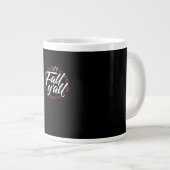 Herbstdesign kreativ Lässig Jumbo-Tasse (Vorderseite Rechts)