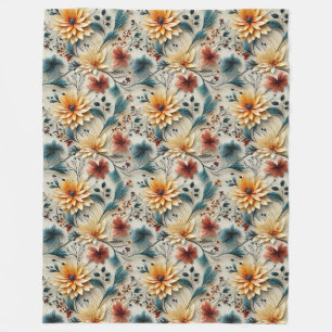 Herbstdesigns Fleecedecke