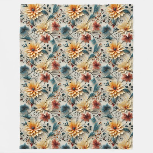 Herbstdesigns Fleecedecke (Vorderseite)