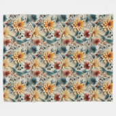 Herbstdesigns Fleecedecke (Vorderseite (Horizontal))