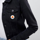 Herbstdrucken "Fall Vibes" und Ahornleaf Button