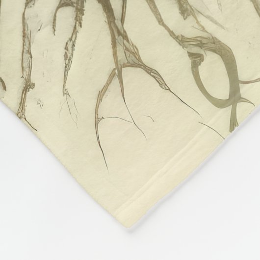 Herbstdryade - Ruhe Fleecedecke (Ecke)