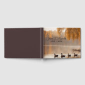 Herbstducken mit Bäumen Gästebuch (Voll)