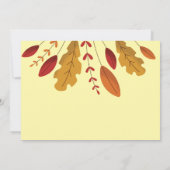 Herbstduft-Erntedank Einladung (Rückseite)