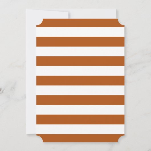 Herbstdusche Acorn Bridal Einladung (Rückseite)