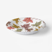 Herbstdusche aus Herbst Herbst Baby Pappteller (Gewinkelt)