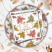 Herbstdusche aus Herbst Herbst Baby Serviette