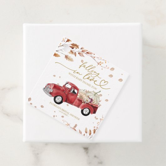 Herbstdusche aus Liebe Geschenkanhänger (Beispiel)