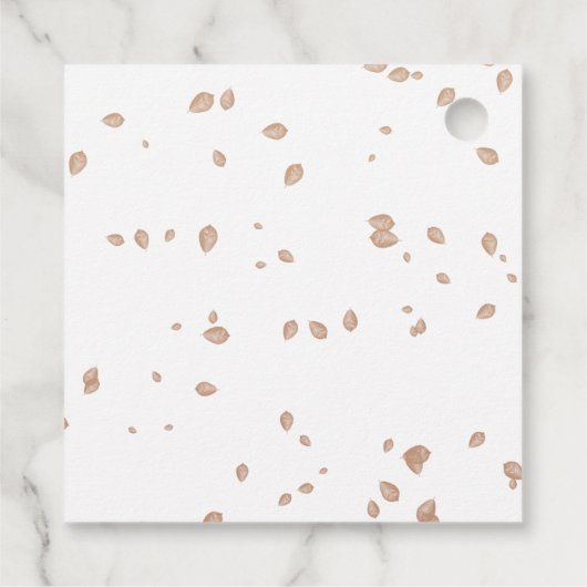 Herbstdusche aus Liebe Geschenkanhänger (Rückseite)