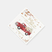 Herbstdusche aus Liebe Serviette (Ecke)