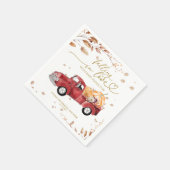 Herbstdusche aus Liebe Serviette (Ecke)