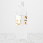 Herbstdusche Bauer Markt Babydusche Wasserflaschenetikett (Rückseite)