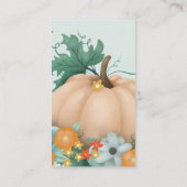 Herbstdusche Blütenbücher für Baby Begleitkarte (Rückseite)