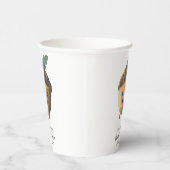 Herbstdusche Cartoon Pappbecher (Rechts)