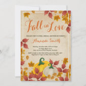 Herbstdusche Einladung (Vorderseite)