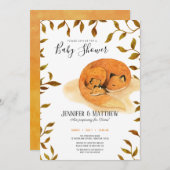 Herbstdusche Einladung (Vorne/Hinten)