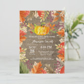 Herbstdusche Einladung (Stehend Vorderseite)