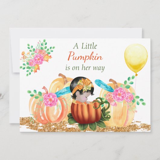 Herbstdusche Einladung (Vorderseite)