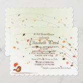 Herbstdusche Einladung (Vorne/Hinten)