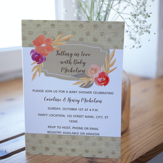 Herbstdusche Einladung