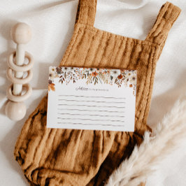 Herbstdusche Hinweiskarte