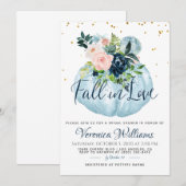 Herbstdusche in der Liebe Einladung (Vorne/Hinten)