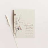 Herbstdusche in der Liebe Einladung