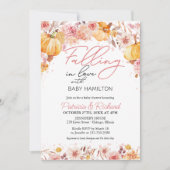 Herbstdusche in der Liebe fallen Einladung (Vorderseite)