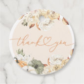 Herbstdusche in der Liebe Geschenkanhänger (Vorderseite)