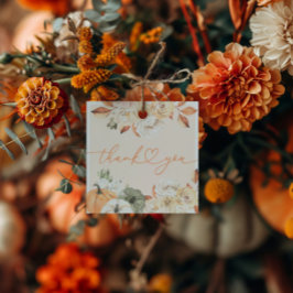 Herbstdusche in der Liebe Geschenkanhänger