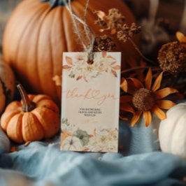 Herbstdusche in der Liebe Geschenkanhänger