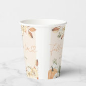 Herbstdusche in der Liebe Pappbecher (Rechts)