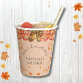 Herbstdusche in der Liebe Pappbecher