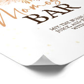 Herbstdusche Momosa Bar Poster (Ecke)