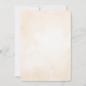 Herbstdusche Pampas Grass Bridal Einladung (Rückseite)