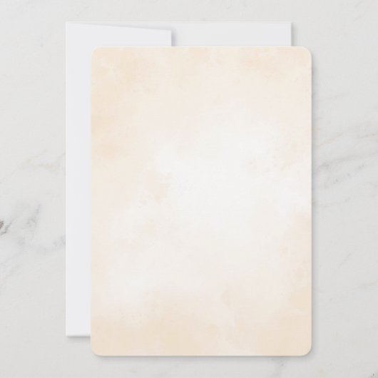 Herbstdusche Pampas Grass Bridal Einladung (Rückseite)