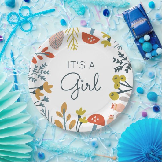 Herbstdusche Pappteller (Party)