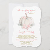 Herbstdusche per Post Einladung (Vorderseite)