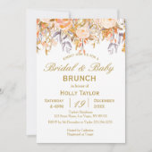 Herbstdusche und Brautparty Einladung (Vorderseite)